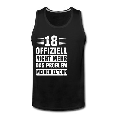 Geschenk zum 18 Tank Top - 18. Geburtstag Design für einen 18-Jährigen