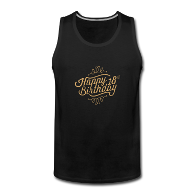 Geschenk zum 18 Tank Top - 18 Jahre retro 18 sand - 2002 18 Geburtstag
