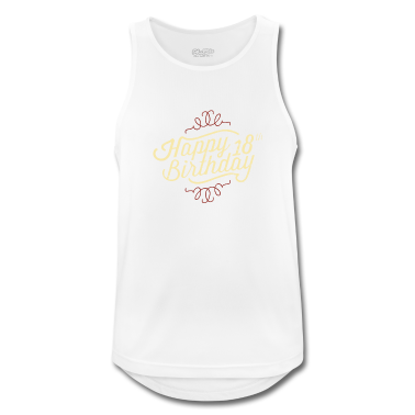 Geschenk zum 18 Tank Top - 18 Jahre retro 18 cream - 2002 18 Geburtstag