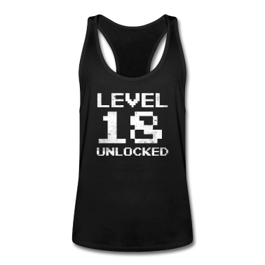 Geschenk zum 18 Tank Top - 18. Geburtstag Level 18 Unlocked 18 Jahre Gamer