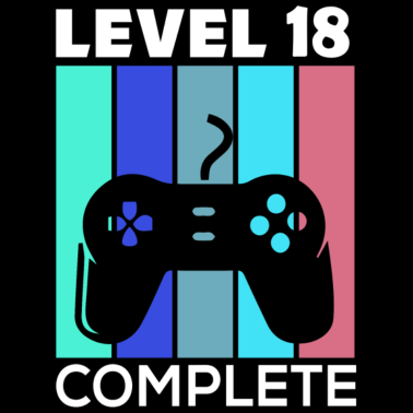 Motiv 18. Geburtstag 18. Lebensjahr Level 18 entsperrt