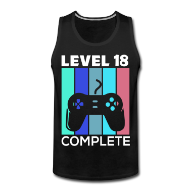 Geschenk zum 18 Tank Top - 18. Geburtstag 18. Lebensjahr Level 18 entsperrt