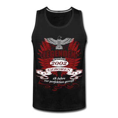 Geschenk zum 18 Tank Top - Geschenk zum 18 Geburtstag Jahrgang 2002 18 Jahre