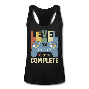 Geschenk zum 18 Tank Top - Level 18 Complete 18. Geburtstag 18 Jahre Geschenk