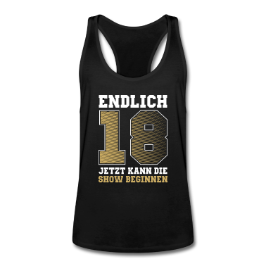 Geschenk zum 18 Tank Top - Endlich 18 Geburtstag 18 Jahre Geschenk