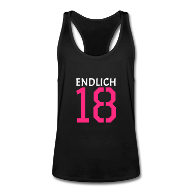 Geschenk zum 18 Tank Top - Endlich 18 Spruch 18. Geburtstag Geschenk