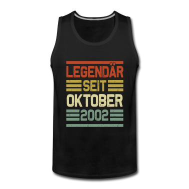 Geschenk zum 18 Tank Top - Legendär seit Oktober 2002 18.Geburtstag 18