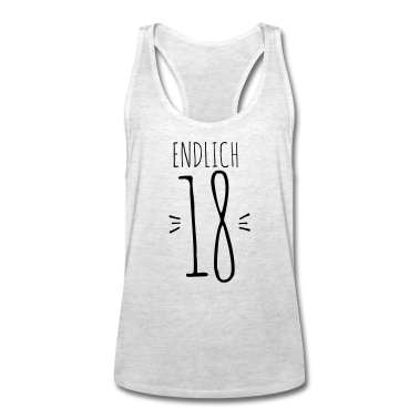 Geschenk zum 18 Tank Top - Endlich 18! Spruch 18. Geburtstag Geschenk