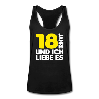 Geschenk zum 18 Tank Top - 18 Jahre 18 Geburtstag Geschenk