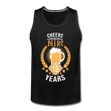 Geschenk zum 18 Tank Top - 18. Geburtstag Bier 18. Jahre alt Prost