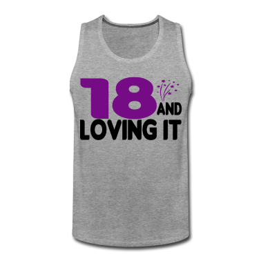 Geschenk zum 18 Tank Top - 18 Jahre 18 Geburtstag Geschenk