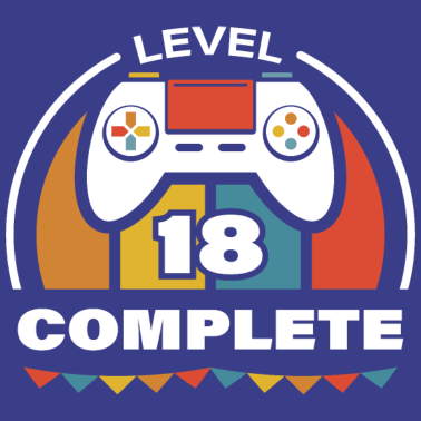 Motiv Level 18 Complete / 18.Geburtstag