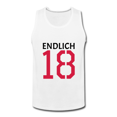 Geschenk zum 18 Tank Top - endlich 18 Geschenk
