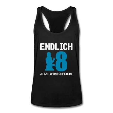 Geschenk zum 18 Tank Top - 18 Geburtstag Endlich 18 Jetzt wird gefeiert