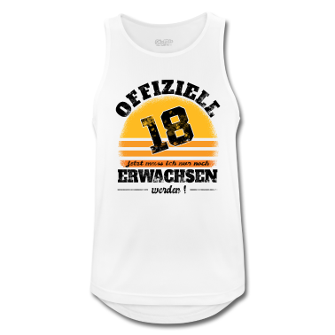 Geschenk zum 18 Tank Top - 18 Geburtstag 18 Jahre Volljährig Erwachsen 18ter