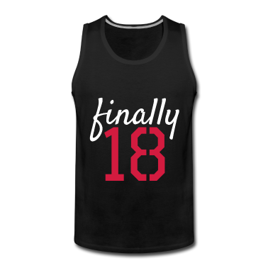 Geschenk zum 18 Tank Top - Endlich 18 Geschenkidee