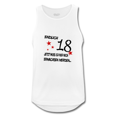 Geschenk zum 18 Tank Top - Endlich 18