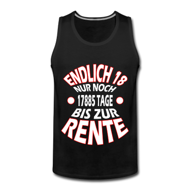 Geschenk zum 18 Tank Top - Endlich 18