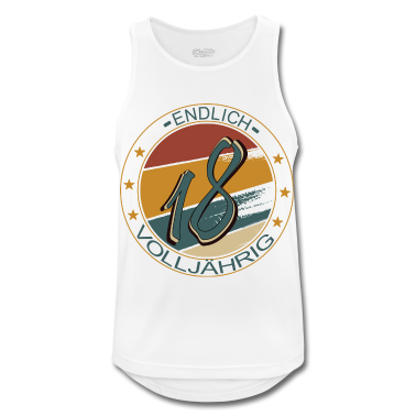 Geschenk zum 18 Tank Top - Endlich 18! Volljährig 18. Geburtstag Geschenk