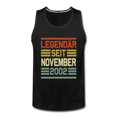 Geschenk zum 18 Tank Top - Legendär seit November 2002 18.Geburtstag 18