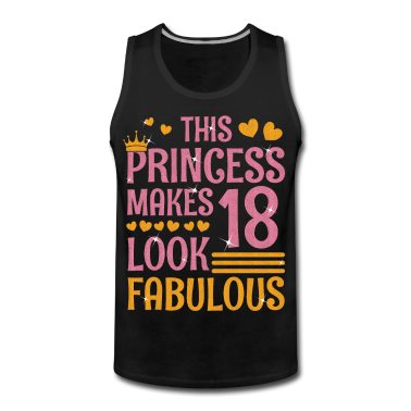 Geschenk zum 18 Tank Top - 18.Geburtstag Königin 18 Jahre Achtzehn