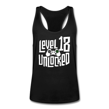 Geschenk zum 18 Tank Top - Level 18 Unlocked zum 18. Geburtstag für Gamer