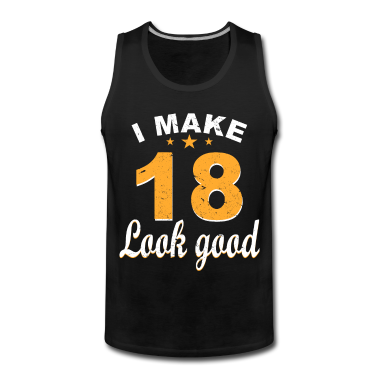 Geschenk zum 18 Tank Top - 18 Jahre 18 Geburtstag Geschenk Jubiläum Birthday