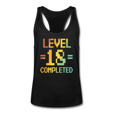Geschenk zum 18 Tank Top - 18. Geburtstag Retro Level 18 Jahre 2003 Party