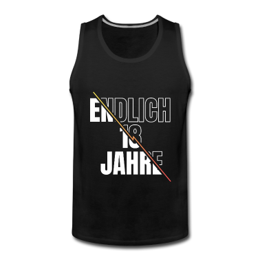 Geschenk zum 18 Tank Top - Endlich 18 Jahre