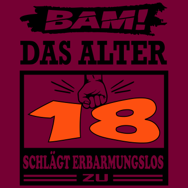 Motiv Geburtstag Das Alter schlägt zu Jahre Years 18