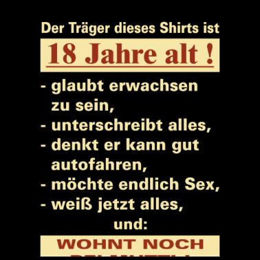 Motiv 18 Jahre Traeger 18 - 2002 18 Geburtstag