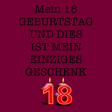 Motiv 18. GEBURTSTAG