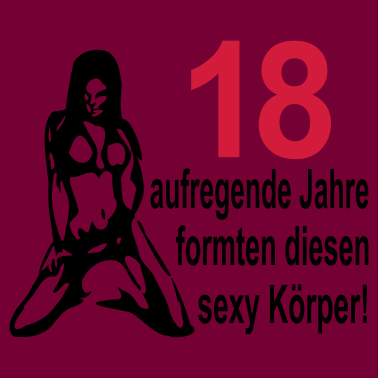 Motiv 18. Geburtstag – 18 aufregende Jahre formten