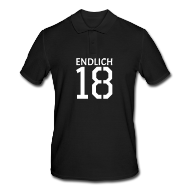Geschenk zum 18 Poloshirt - Endlich 18