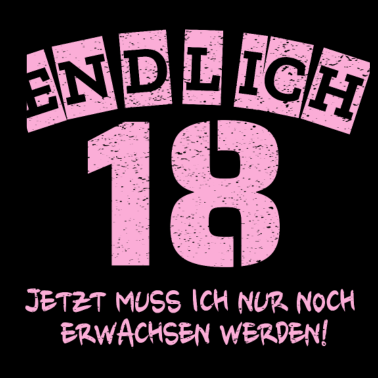Motiv 18. Geburtstag Geschenk lustig cooler Spruch 18