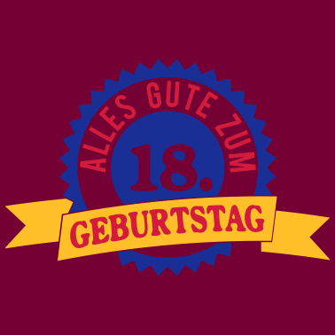 Motiv Alles Gute zum 18. Geburtstag