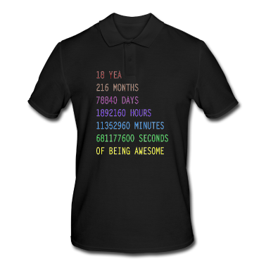 Geschenk zum 18 Poloshirt - 18 Jahre Geburtstags Geschenk Tshirt