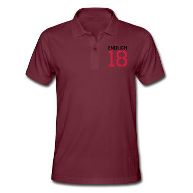 Geschenk zum 18 Poloshirt - endlich 18 Geschenk