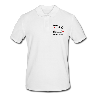 Geschenk zum 18 Poloshirt - Endlich 18