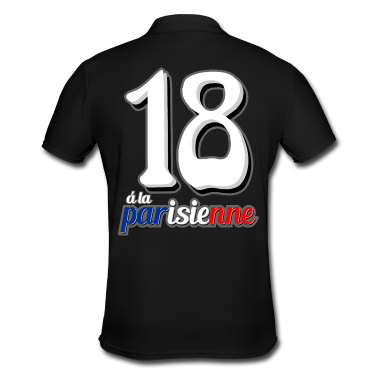 Geschenk zum 18 Poloshirt - 18 a la parisienne Geschenk zum 18. Geburtstag