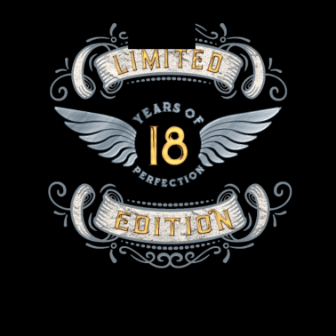 Motiv Geschenk zum 18. Geburtstag - 18 Jahre alt