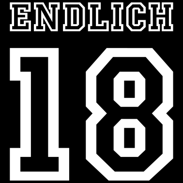 Motiv Endlich 18 Trikot