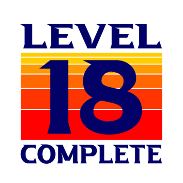 Motiv 18. Geburtstag LEVEL