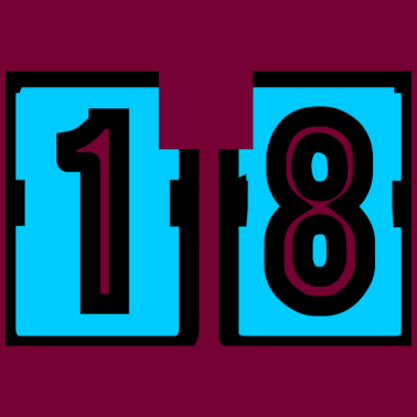 Motiv 18. 18. GEBURTSTAG. GEBURTSTAG 18 JAHRE. 18