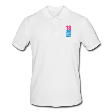 Geschenk zum 18 Poloshirt - 18 aufregende Jahre