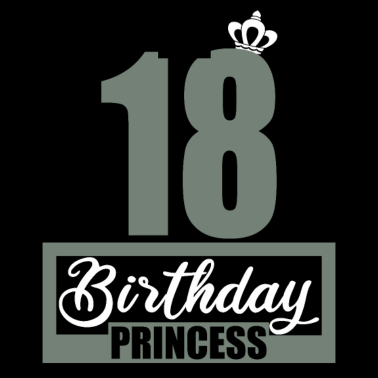 Motiv 18. Geburtstag 18 Jahre 18er Birthday Princess