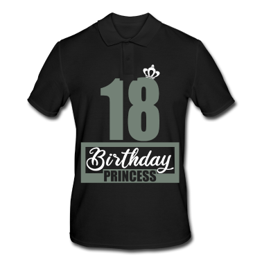 Geschenk zum 18 Poloshirt - 18. Geburtstag 18 Jahre 18er Birthday Princess