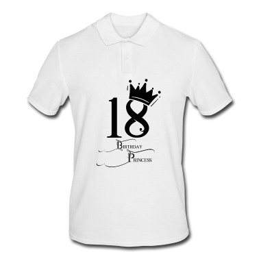 Geschenk zum 18 Poloshirt - 18 Geburtstag Krone Birthday Geschenk