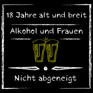 Motiv 18. Geburtstag lustiger Spruch