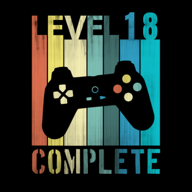 Motiv 18. Geburtstag - Level Complete